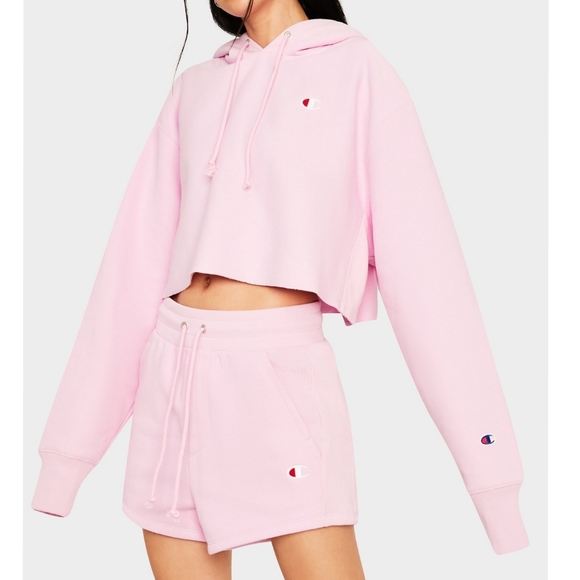 Champion Tops - Champion Reverse Weave Cropped Cropped Hoodie Sweatshirt